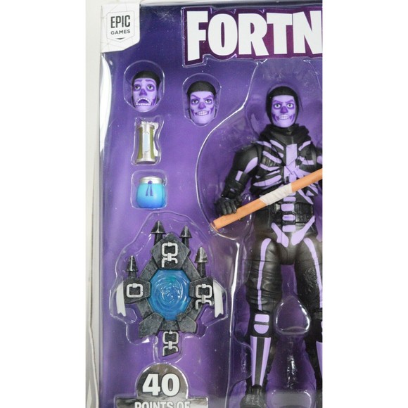 FORTNITE Legendary Series Skull Trooper Purple Glow Action Figure Rare - Picture 4 of 12